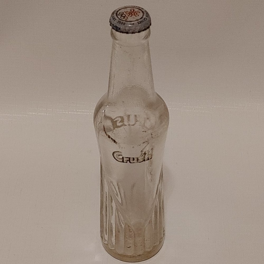 Vintage Crush Soda Bottle with Calgary Olympics  1988 Winter Games Bottl…